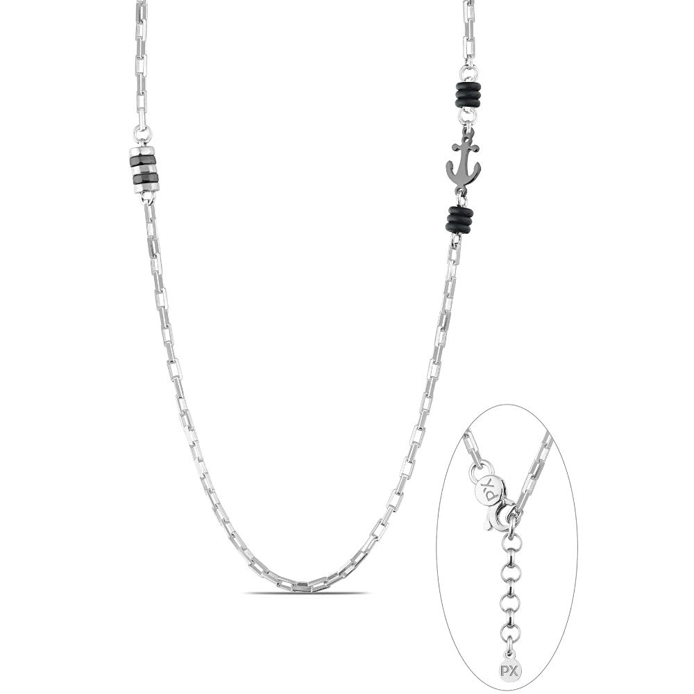 Polo Exchange, Man Silver Necklace