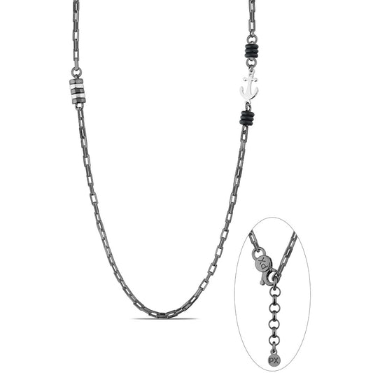 Polo Exchange, Man Silver Necklace