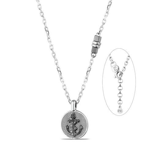 Polo Exchange, Man Silver Necklace