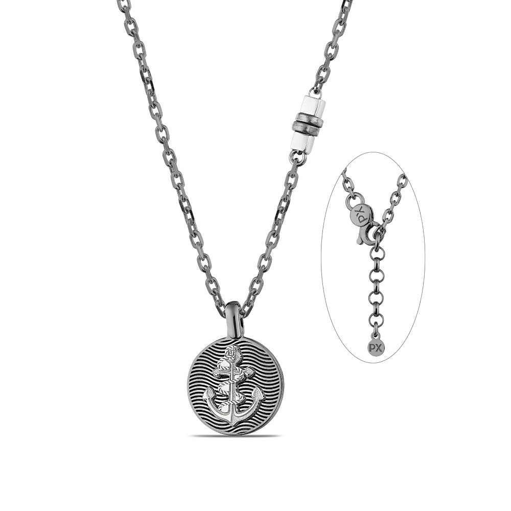 Polo Exchange, Man Silver Necklace