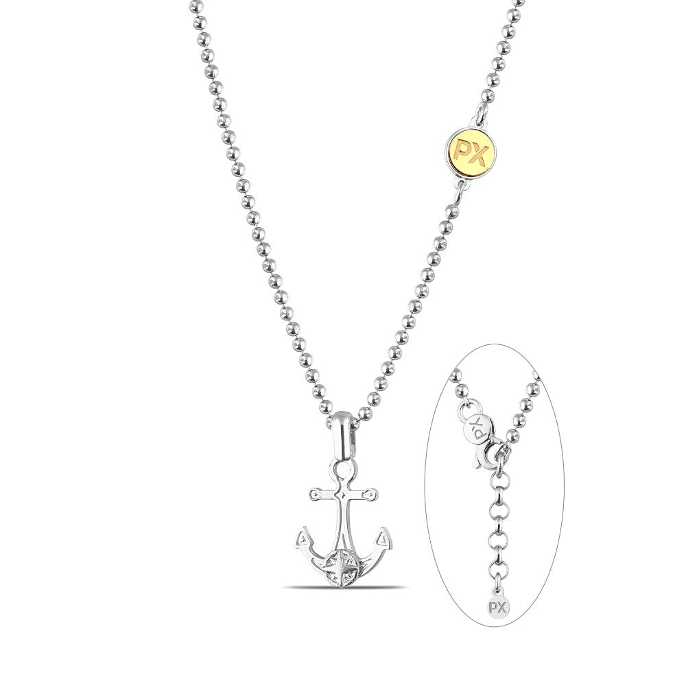 Polo Exchange, Man Silver Necklace