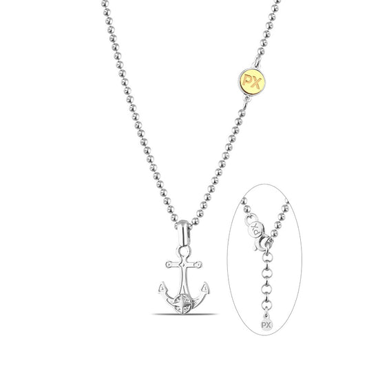 Polo Exchange, Man Silver Necklace