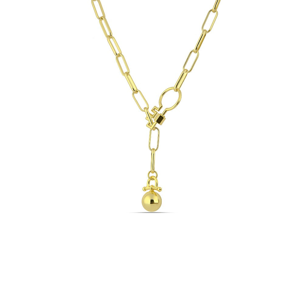 Polo Exchange, Women Stainless Steel Necklace Adjustable