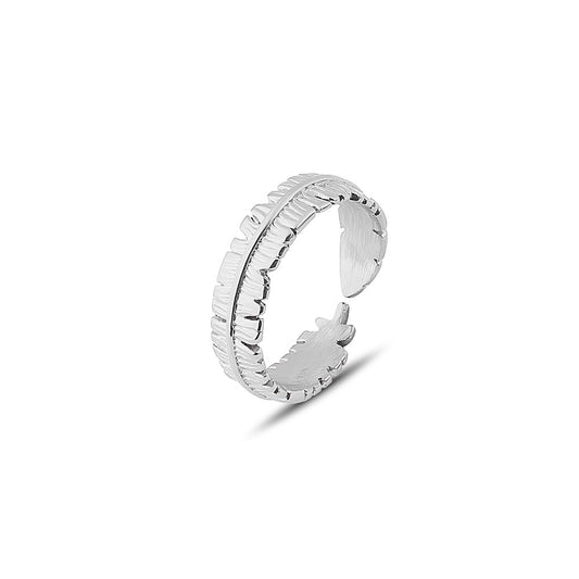 Polo Exchange, Women Stainless Steel Ring Adjustable