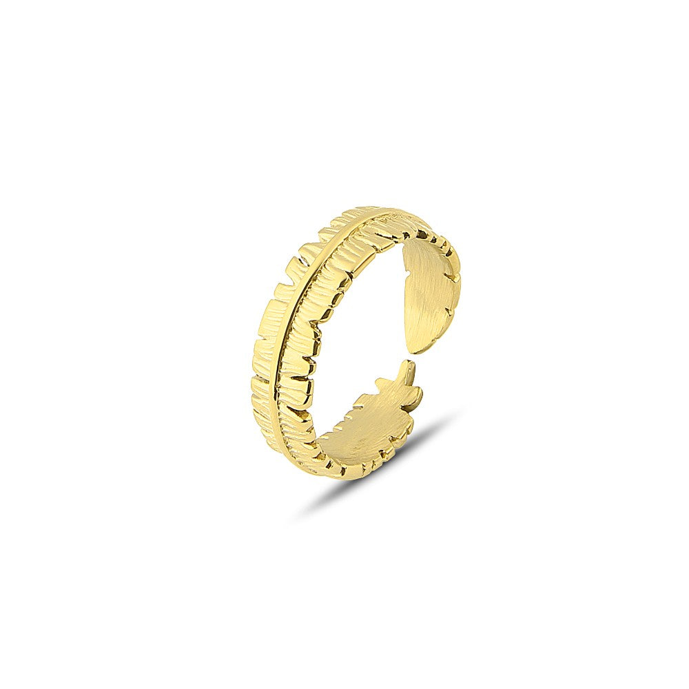 Polo Exchange, Women Stainless Steel Ring Adjustable
