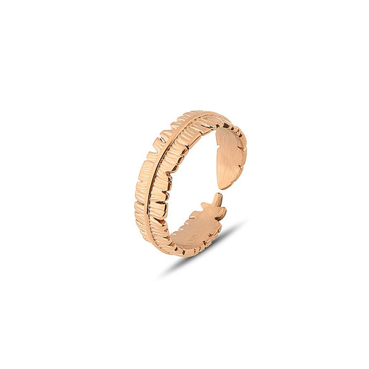 Polo Exchange, Women Stainless Steel Ring Adjustable
