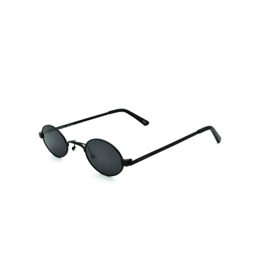 Polo Exchange, Unisex Sunglasses, Black Lenses, Black Frame, H. M. Black Grey Temple.