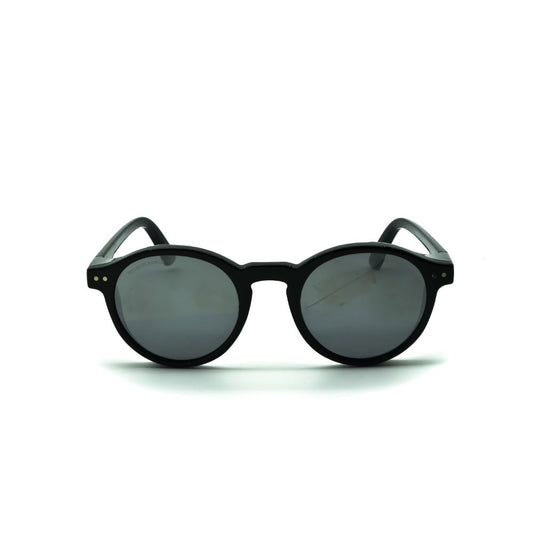 Polo Exchange, Unisex Sunglasses, Grey Lenses, S Black Frame, S.Black Grey Mirro Temple.