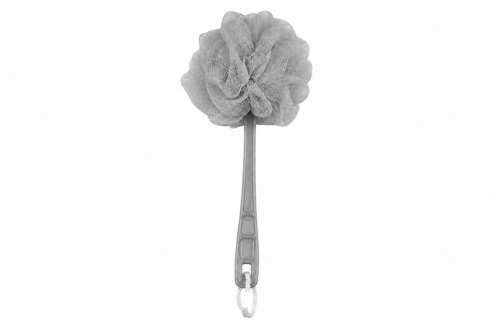 Nascita Long Handle Bath Loofah Grey - 12×40cm