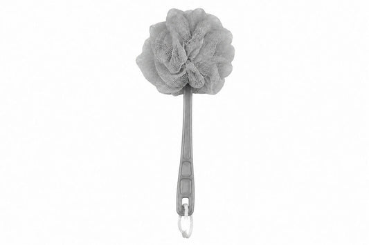 Nascita Long Handle Bath Loofah Grey - 12×40cm