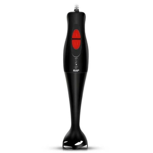 RAF, Hand Blender 300W 4 Blade Fast Start Easy To Clean R.255B Black