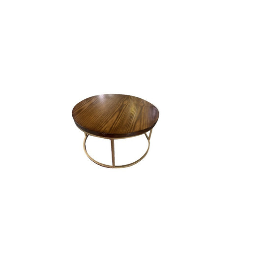 Mobili Casa, Round Table 85Cm Oak Vineer