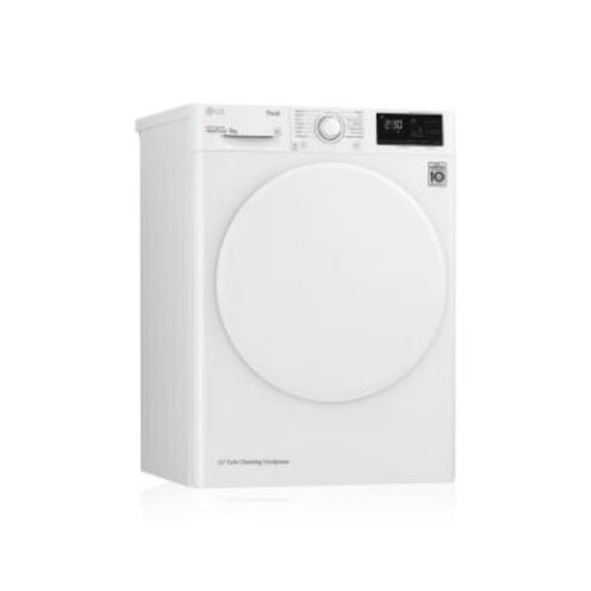 Lg, Dryer 9Kg White Dual Inverter Heat Pump, Rh90V3Av0N