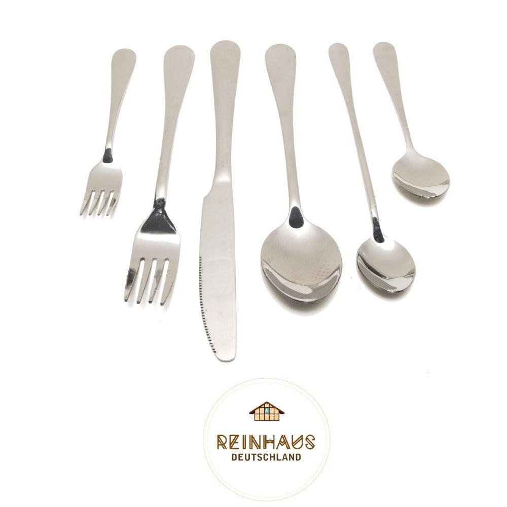 Reinhaus, Flatware / Cutlery / Stainless Steel Model 1010 Ice Spoon / Long Handle Spoon Set 6pcs