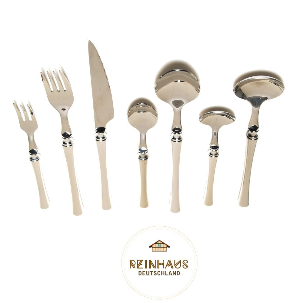 Reinhaus, Flatware / Cutlery / Stainless Steel Model Shine Soup Spoon Set 3pcs