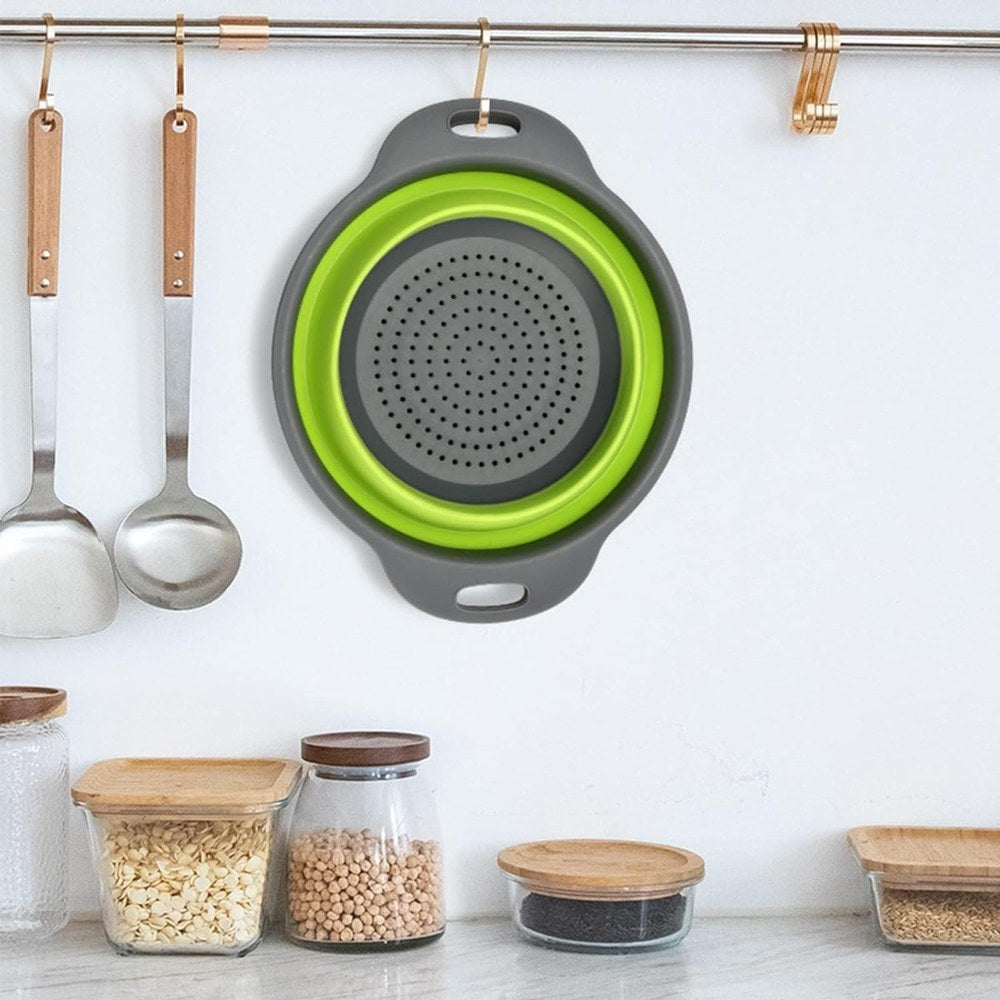 Reinhaus, Green Retractable Small Strainer 24*19.4*8 Cm B/150