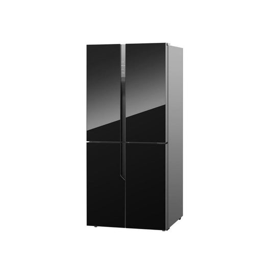 Hisense, 24 Cf Refrigerator 4 Doors Glass Black