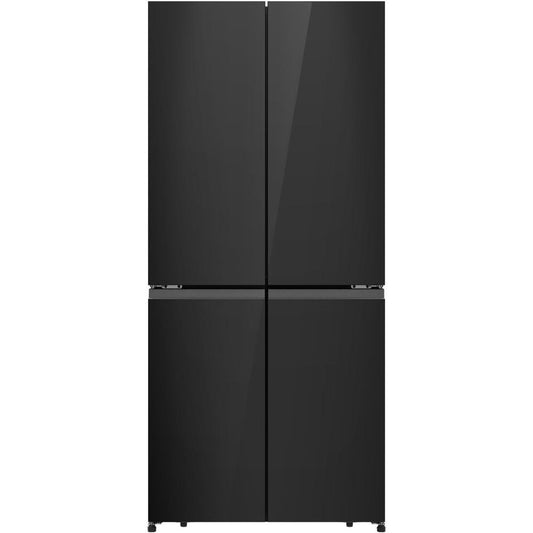 Hisense, Refrigerator 4 Doors 22Cf 475L Inverter Mirror Black