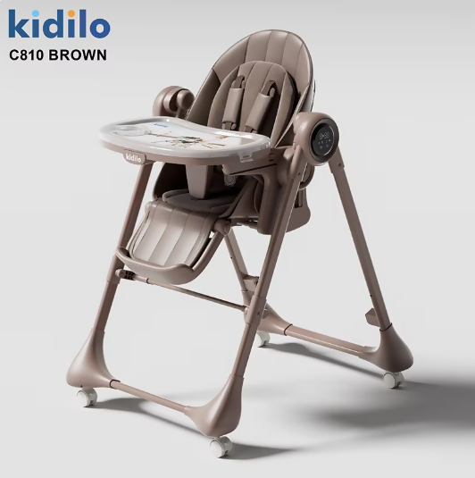 Kidilo C810 Baby High Chair – Foldable, Multi-Functional, Adjustable