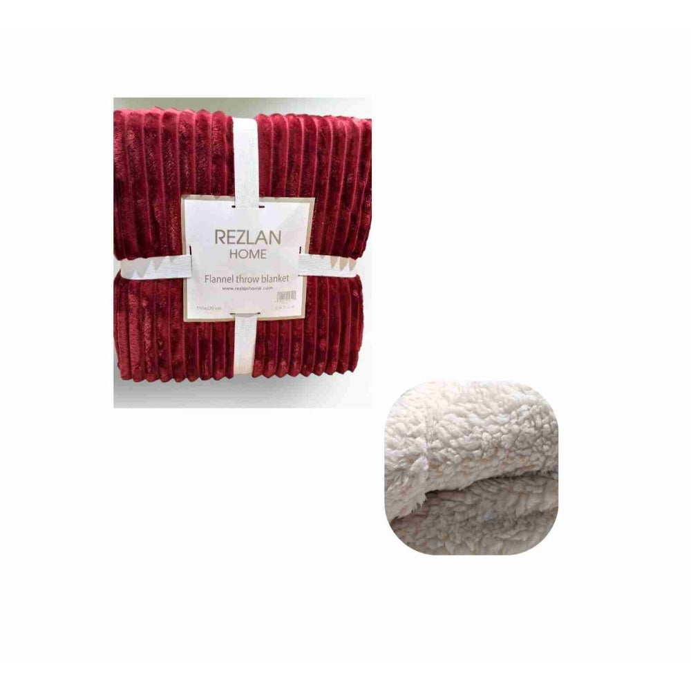 Comfy, Blanket Throw 160x240 Bordeaux, RZLN-101131BR