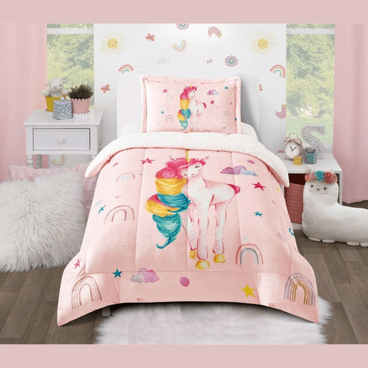 Comfy, Home Comforter Jaki Kids New Light Pink, RZLN-102343LP