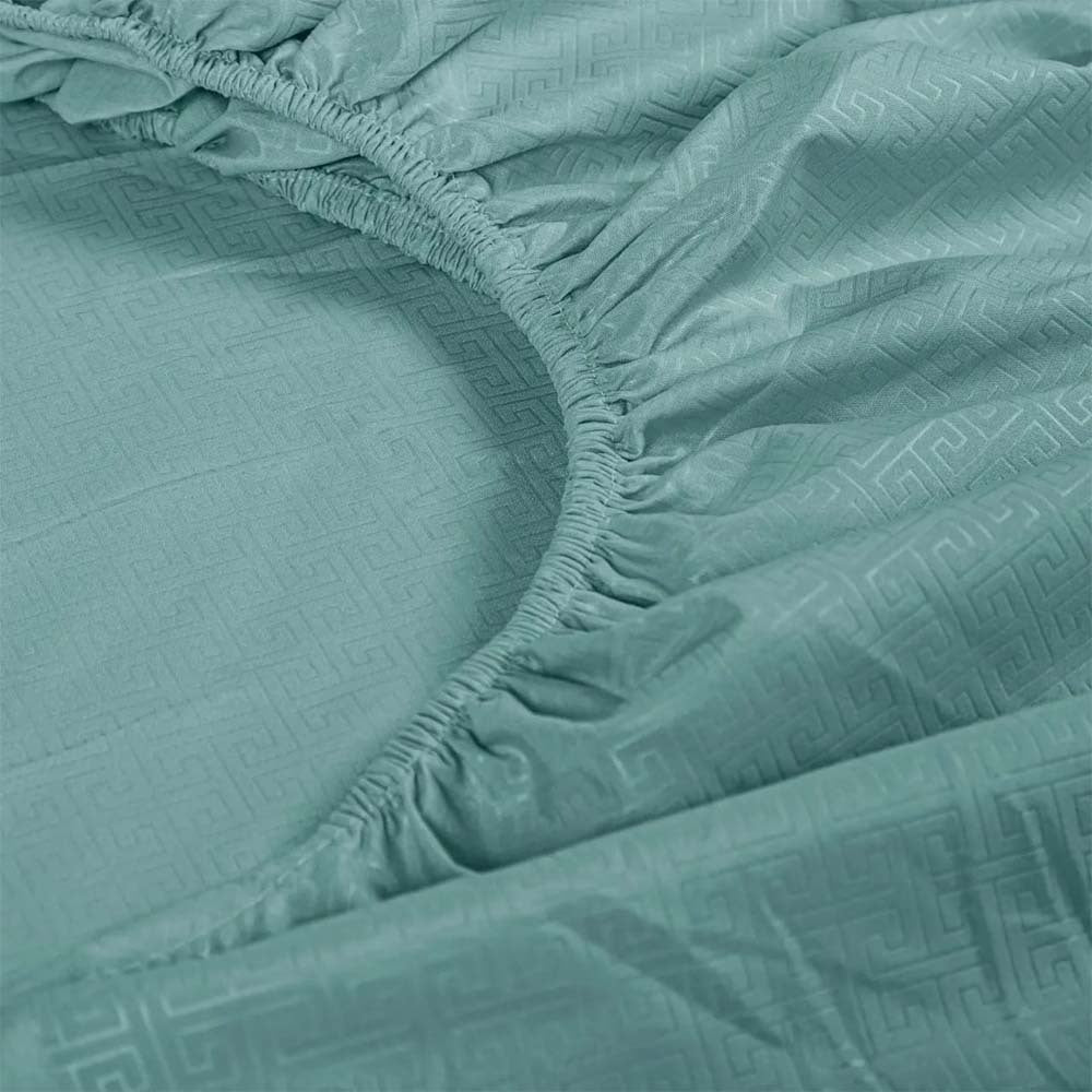 Comfy, Home Sheet Double Riye 180x200cm, Dark Green Po-5914, RZLN-114094D