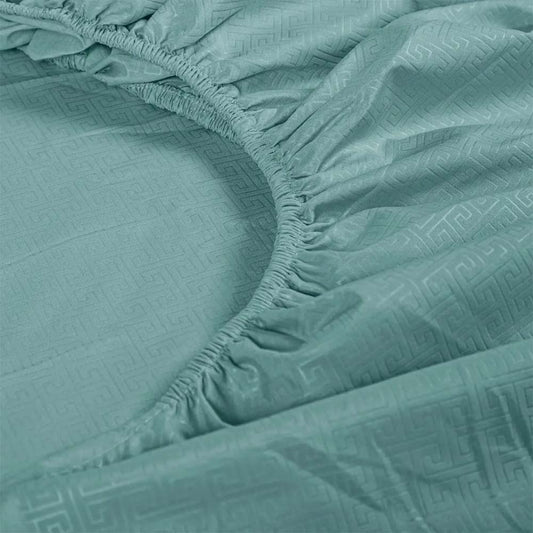 Comfy, Home Sheet Double Riye 180x200cm, Dark Green Po-5914, RZLN-114094D