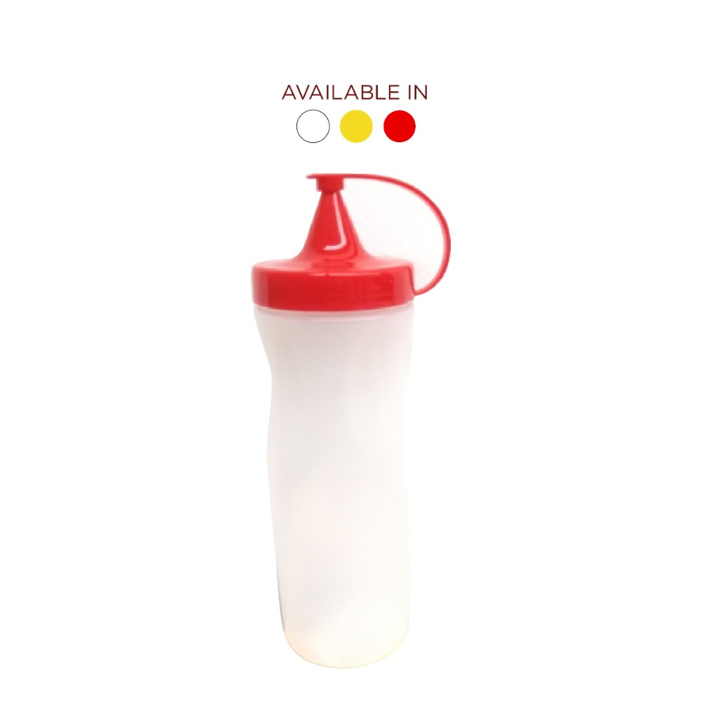 Sunplast, Sauce Bottle 700ML (Available in White / Yellow / Red), SC-403