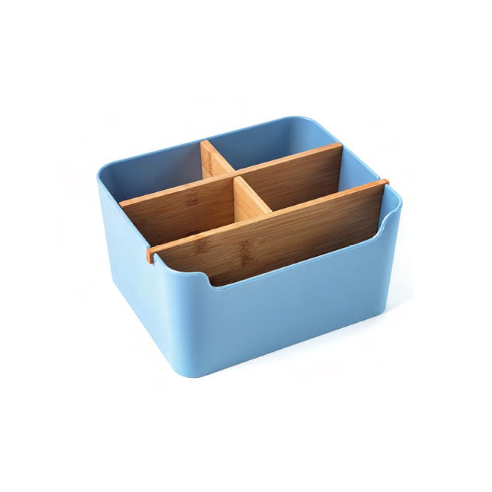 Tessie - Jessie Multifunction Organizer, ABS - Bamboo Material - White, SH-4004