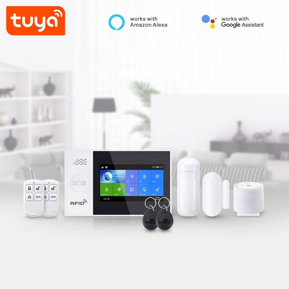 Tuya Wi-Fi Smart Full Touch Alarm System With Gsm Pst-Wg107T