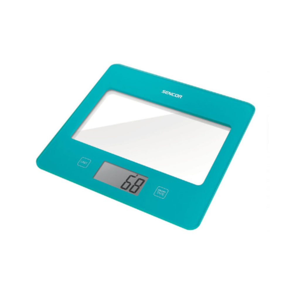 Sencor, Kitchen Scale Touch Control Lcd Display Turquoise, SKS5027TQ