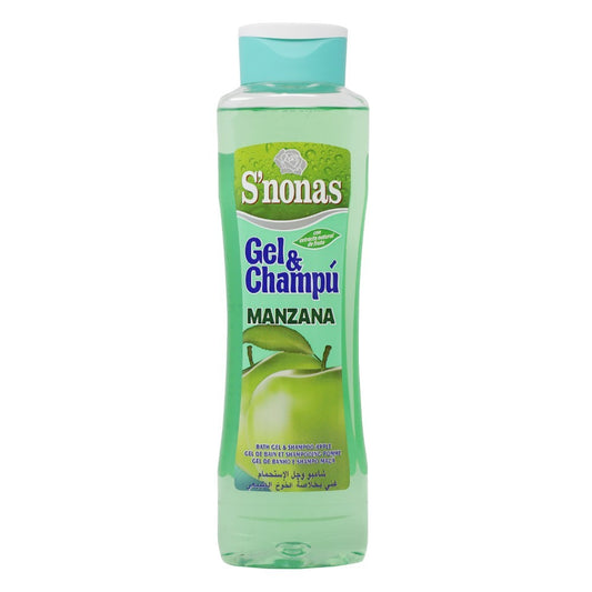 S'Nonas, Shampoo & Shower Gel 750 Ml Apple