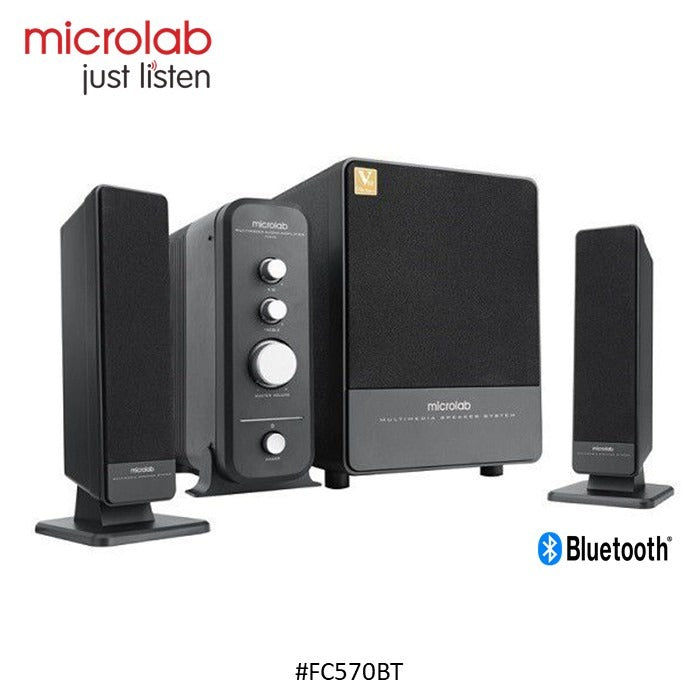Microlab, Fc570Bt Extraordinary 2.1 Speaker System With Discrete Amplifier