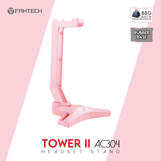 Fantech, Ac304 Tower Ii: Headset Stand For Organized Gaming Setup (Pink)