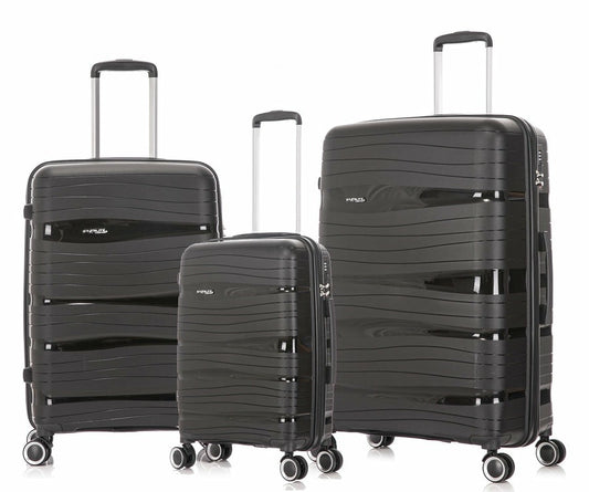 Starlite, Luggage 3 Piece Set Suitcase, Travel Bags, Spinner Hardshell, Lightweight Tsa Lock, Available in Different Colors