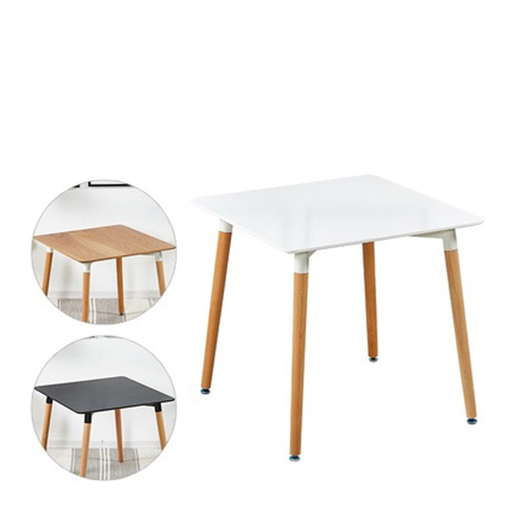 Wood Dinner Table 80*80cm #T-7, Available in Different Colors