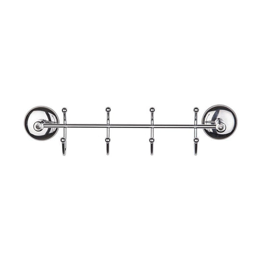 Tekno Tel, Towel Hanger With 4 Hooks And Diamond Lid / Chrome 35X7X8Cm In Gift Box