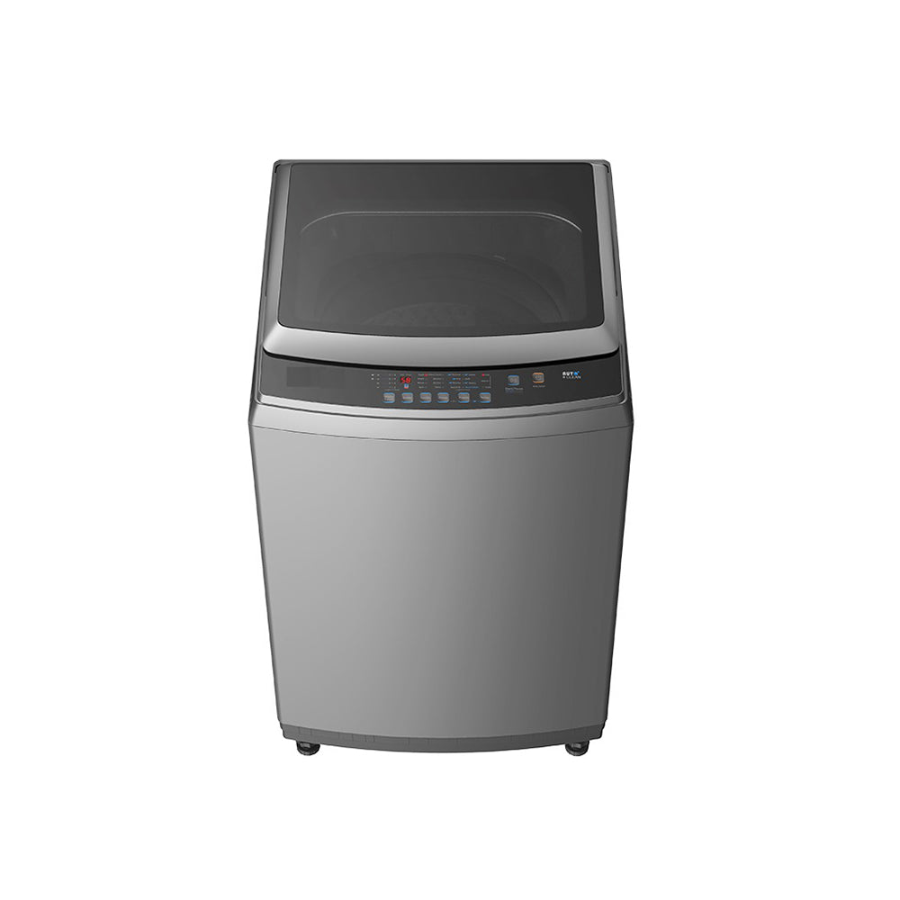 Campomatic Top Loading Washer 13Kg, Auto Restart, Delay Start, Glass Window, Air Dry, SS Tub, Antibacterial, Anthracite, Soft Close, TL13MA