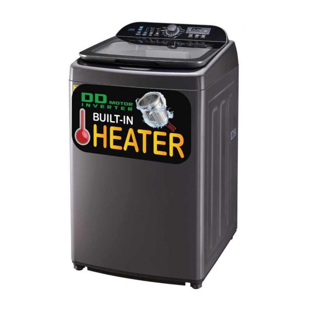 Campomatic, 23KG Top Load Washer, Built In Heater, DD Inverter Motor
