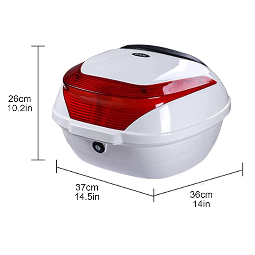 Treecity, Motorcycle Tail Box with lock, 28 L, Available in Different Colors