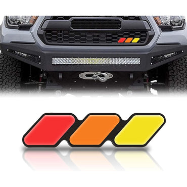Heritage Tri-Color Grille Badge - Toyota Tacoma 4Runner Tundra, Available in Different Colors