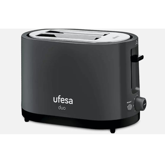 Ufesa, Tt7585 Duo Toaster 2 Slices With Adjustable Width, 750W