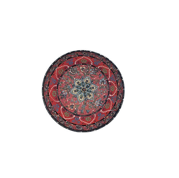 Ync, Embossed Hand Made Bowl 20Cm (Red), Tur-30398R