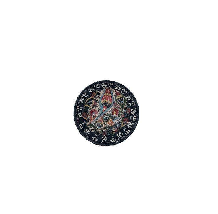 Ync, Embossed Hand Made Bowl 16Cm (Black), Tur-30399Blk