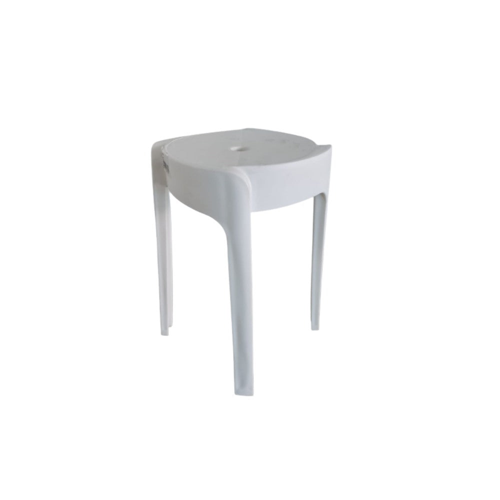 Tufex, Solo Stool Plastic Table (White), Tur-Tp678W