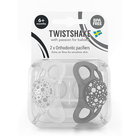 Twistshake, 2x Pacifier 6+m, Available in Different Colors