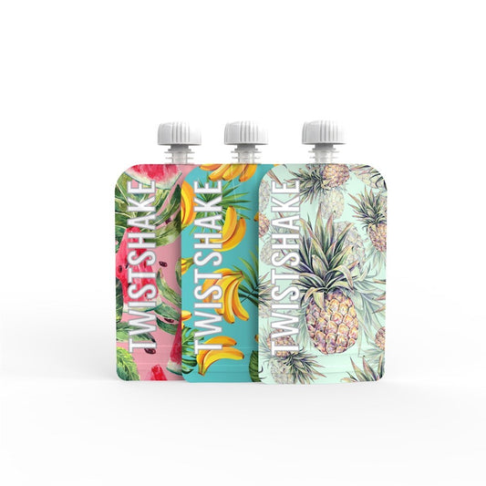 Twistshake, 3X Squeeze Bag 100Ml Fruit, 78614