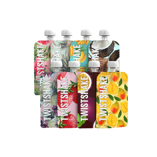 Twistshake, 8X Squeeze Bag 100Ml Fruit, 78618