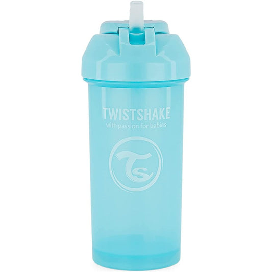 Twistshake, Straw Cup 360Ml 12+M Pastel Blue, 78589