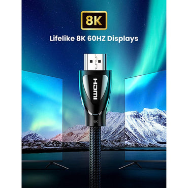 Ugreen, 8K Hdmi 2.1 Braided Cable 1M Hd140 - 80401